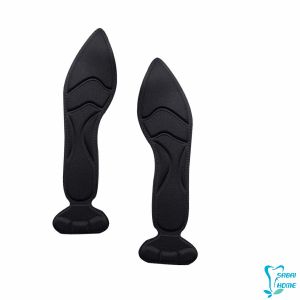 แผ่นพื้นรองเท้าโฟม 2-in-1 insole  ดูดซับเหงื่อได้ดี และมีแผ่นรองกันกัดส้นเท้าในตัว ทรงหัวแหลม insole