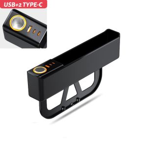 MANNYI Fast-Charging Car Seat Gap Storage Box Multi-Functional Removable Car Seat Gap Organizer Car Accessories with Charge Port Seat Gap Filler Car Interior