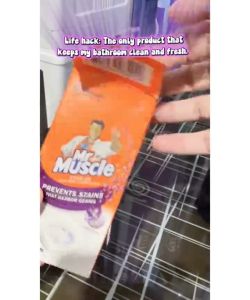 Mr. Muscle Stick-On Toilet Bowl Cleaning Strip 3pcs x 10g – Citrus & Lavender