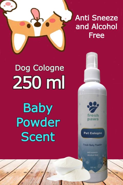 Dog cologne hot sale baby powder