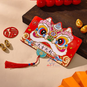 🐎2026马年 折叠红包封/春节红包袋/创意卡通利是封【6卡位】/大吉大利/恭喜发财/Folding Red Angpao Horse Year Red Envelope New Year/CNY Angbao/Creative Cartoon Red Packet