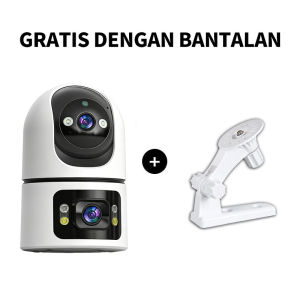 CAM720 6MP 3K Dalawang Lente CCTV PTZ Camera 2.4G at 5G WiFi6 Auto Tracking ng Galaw Full Color Night Vision Two-Way Talk Baby Monitor para sa Tahanan
