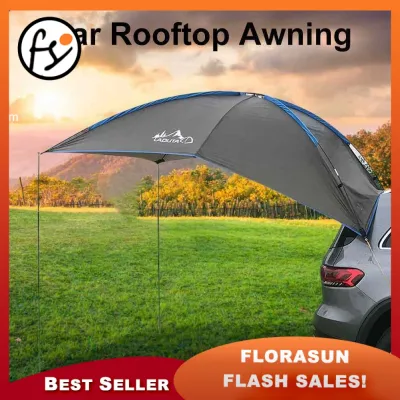 EcoSport 3-4 Person SUV Self Driving Car Flysheet Camp Tent UV Beach Canopy Fishing Car Awning Car Pergola Outdoor Camping Tent Flysheet