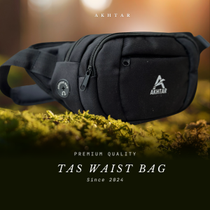 Tas Pinggang Pria Waistbag Selempang Outdoor Wanita Messenger Cowok