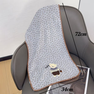 Embroidered Towel 72*34cm Thick & Large Absorbent Soft Quick-Dry Face Towels for Adults Bathroom Couples Home