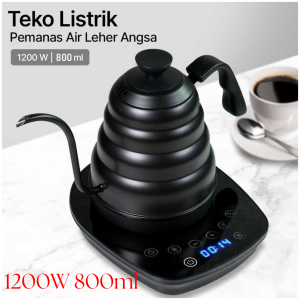 GO Ashata Teko Listrik Stainless Pemanas Air 800ml 1200W / Pemanas Kopi Portable - GY-1658
