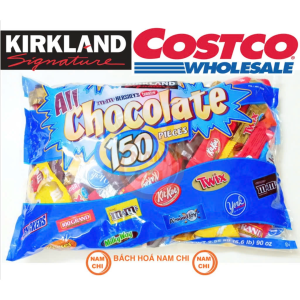 [DATE 05/2026] Kẹo Socola Mỹ 150 VIÊN TỔNG HỢP KIRKLAND Mix Socola 2.55kg - HÀNG MỸ