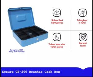 CASH BOX SAVE BOX SAFETY BOX BRANKAS BESI KOTAK UANG KOZURE CB 200