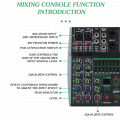 COD Ready Stock AIBEDO AK 4 /6/8 Saluran Mixer Audio Profesional Dapat dihubungkan ke catu daya mobil 12v 99 DSP USB Mini Audio Interface Untuk Merekam Mixer 48V Phantom Power Supply audio mixer yang paling murah. 