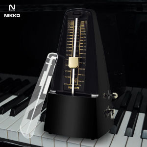 NIKKO เมโทรนอม ผลิตในประเทศญี่ปุ่น Metronome Standard Black เปียโน กีตาร์ Guzheng Erhu Racks ฯลฯ