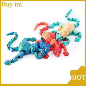 [Buytra] 3D Printed Sphynx Cat Animal Toy Realistic Hairless Figurine Cat Fidget Toy For Cat Lover Collector Home Decoration