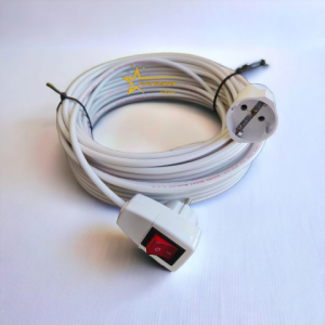 Colokan Sambungan Kabel Listrik Steker ON / OFF / Extension Wire Panjang Kabel 1 - 20 Meter