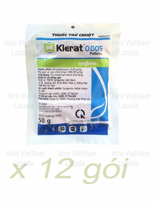 Thuốc Diệt Chuột Klerat Của Syngenta (Dạng Cốm) – Không Phải Trộn Mồi ...