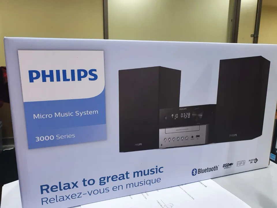 Philips Micro Music System TAM3205/12 Bluetooth USB direct