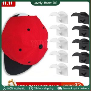 5pcs【free punch】Hat Holder Sticky Rack Hanger Shelf  Baseball Cap Rack Hang Organizer Hat Hooks