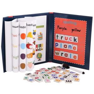 Magnetic spelling game mainan edukasi anak belajar menulis
