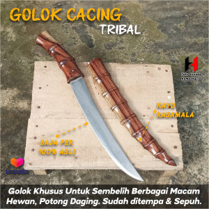 Golok Sembelih Sapi Baja Per Tajam Golsem Zambia Serbaguna