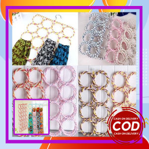 Scarf Rack Hanger Gantung Hijab Jilbab Syal Dasi dll 28 Ring 9cm