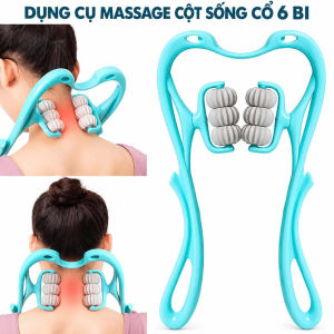 Cây Massage Cầm Tay 6 Bi Lăn – Hỗ Trợ Thư Giãn Cổ Vai Gáy Tại Nhà - Tuelambeauty