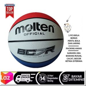 BEST SELLER !! BOLA BASKET OUTDOOR INDOOR - BASKETBALL NBA - BOLA BASKET OFFICIAL - BOLA BASKET KARET MOLTEN BG7R ORIGINAL