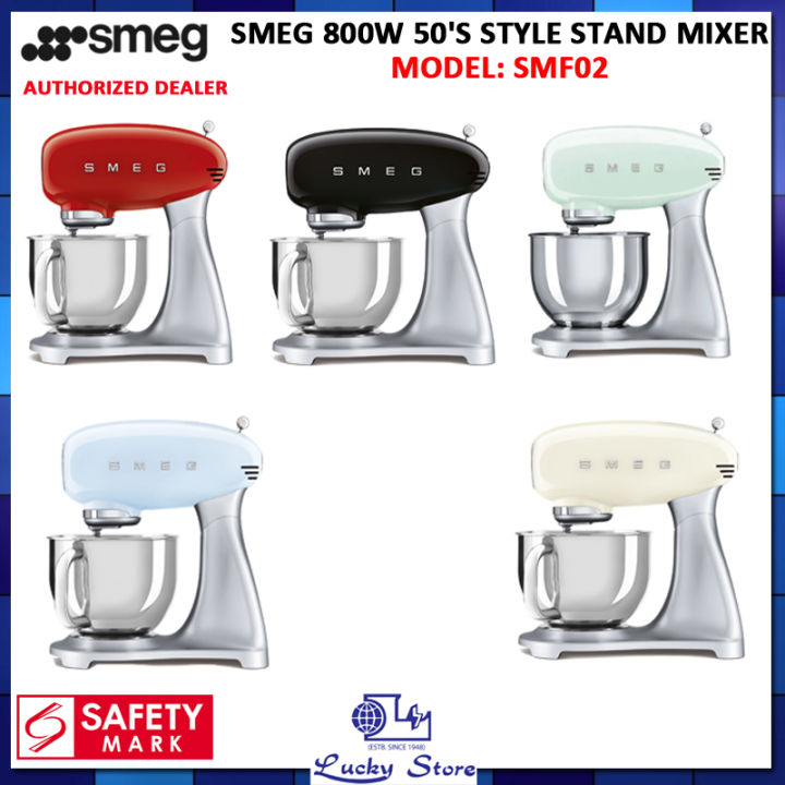 (BULKY) SMEG SMF02 800 W STAND MIXER 50'S STYLE, MOVEMENT