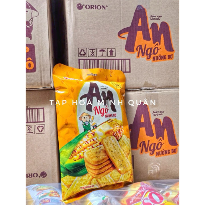 BÁNH GẠO AN VỊ NGÔ NƯỚNG BƠ (120G/ 16 GÓI) | Lazada.vn