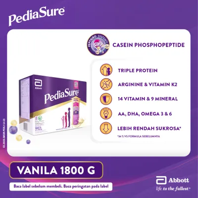 PediaSure Vanila (1-10th) 1800gr - Nutrisi Pertumbuhan