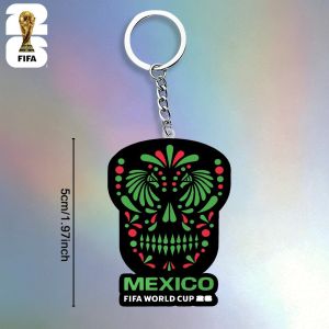 Acrylic 2026 USA-Canada-Mexico World Cup Keychain Set - Creative Gifts for Football Fans