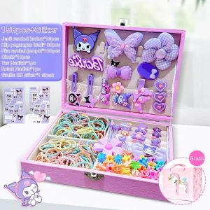 163PCS Jepit Rambut Korea Set Anak Perempuan Ikat Rambut Lucu Jepitan Rambut Hair Pin Gaya Tahun Untuk Mainan Anak Perempuan