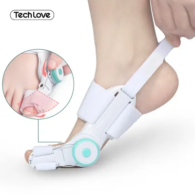 Tech Love nẹp ngón chân cái Có thể điều chỉnh nẹp chỉnh hình ngón chân nẹp xương ngón chân cái Dụng cụ chỉnh vẹo ngón chân cái Giảm đau bunion 1PC