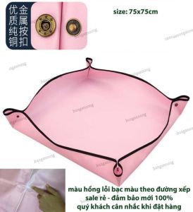 Thảm lót làm vườn vải Oxford 600D hàng dầy dặn không thấm nước dùng thay chậu vệ sinh vườn size 75x75cm có 4 màu chọn