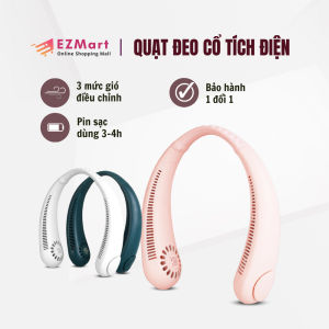 Quạt đeo cổ hàng chính hãng giao nhanh Máy Quạt Mini đeo Cổ Giá Tốt Quạt đeo cổ - Giá Tốt Miễn Phí Vận Chuyển Đủ Loại Quạt đeo cổ mini