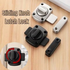 Home Security Latch Rotate Bolt Latch Gate Latches Door Slide Lock Twist Rotating Barrel Lock