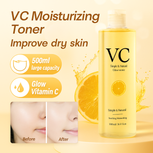 【Buy 1 Take 1】500ml VC Toner Vitamin C Water Whitening Brighten Large Capacity Essence Hydrating Moisturizing Refreshing Shrinking SkinCare