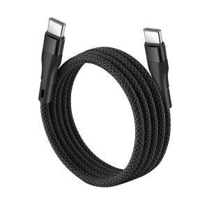 【SG】100W Fast Charging Magnetic Data Cable Free Storage Woven Magic Rope Data Cable 6A USB Charger Cord For ios 15
