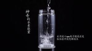 NewPREMIUM High Tech Origin Factory OEM Hydrogen Water Generator 420/450ML Portable 1200-1500 PPB SPE Hydrogen Rich Water Cup Alkaline Water Maker Lonizer Bottle Standard USB Rechargeable Ultra-Health Water Filer Multi-Purpose Great for Cold and Hot Water