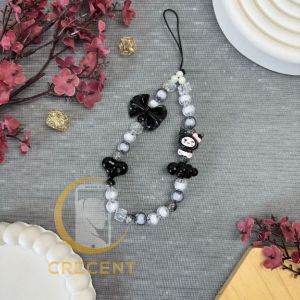 SANRIO CLOUD PREMIUM Lanyard Tali Gantungan Gelang Strap HP Phone Charm Handphone Device Kamera Handmade Macaron Candy Lanyard Full Warna Korean Style Estetik Bracelet Beads Hello Kitty Cinnamoroll Pompompurin Purin My Melody Kuromi Pochacco