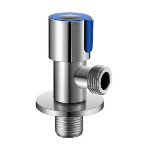 【JOMO】COD 304 Stainless Steel One Way Angle Valve Water Stop Valve G1/2" Thickened Triangle Valve For Toilet Faucet Water Heater