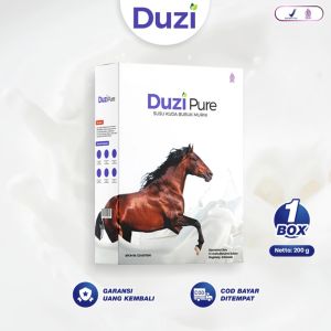 Duzi Pure Susu Bubuk Kuda Liar Asli Original Atasi Asam Urat Masalah Tulang dan Sendi