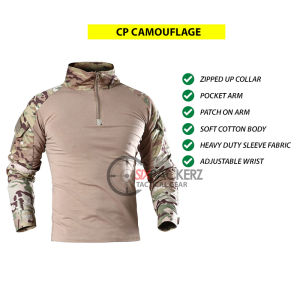 Tactical Army T-Shirt Camouflage Long sleeve Tactical Shirt Tops Fishing Baju Pancing