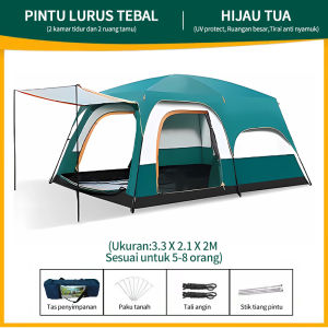 5-8 Orang Portable Waterproof Camping Tent/Tenda berkemah gunung — Classiccollection