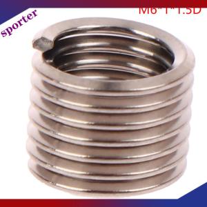 Sporter 50pcs Wire Thread INSERT M6 X 1.0 1.5D แทรก helicoil Wire Thread Repair INSERT