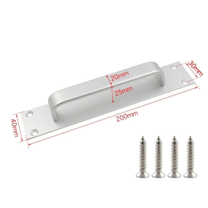kitchen cabinet handle Aluminum Alloy Door Handles for Balcony and Bedroom Suitable for Sliding Barn