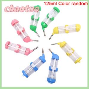 chaotuo 125ml Plastic Hamster Drinker Water Bottle Dispenser Hanging Pet Drinking Bottle