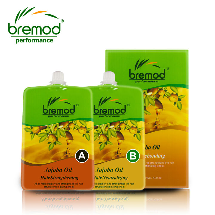 Bremod Jojoba Oil Hair Rebonding Cream 1000 ml. BRT006 moisturizing