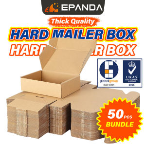 50pcs Corrugated Mailer Box Pizza Box Parcel Box Packaging Gift Box Kotak Pos Hadiah Penghantaran