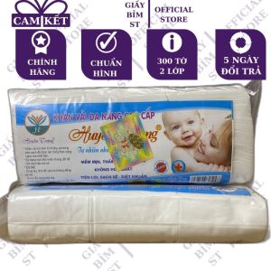 Khăn Vải Khô Đa Năng Baby Cao Cấp Huyền Trang 350G Gói 300 Tờ