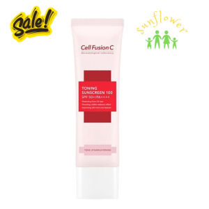 Kem chống nắng Cell Fusion C Toning Sunscreen 50ml nâng tông da màu hồng của Hàn Quốc