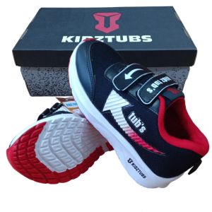 Sepatu Sekolah Anak Laki Laki Perempuan Sepatu Warna Hitam Murah Tali Perekat Rekat Kecil Tanggung Umur 6-10 Tahun PAUD TK SD SMP SMA Kelas 1 2 3 4 5 6 7 8 9 0-KIDZTUBS1742040824