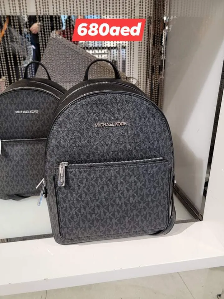 Michael kors discount monogram backpack